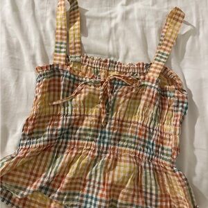 Madewell Multicolor Plaid Camisole
